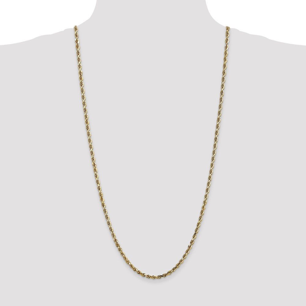 10k Yellow Gold 4 mm D/C Quadruple Rope Chain (18.72 grams)