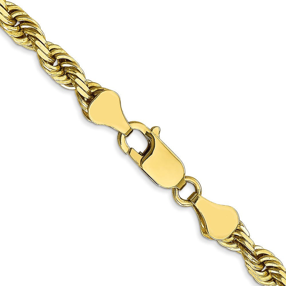 10k Yellow Gold 5 mm D/C Quadruple Rope Chain (31.07 grams)