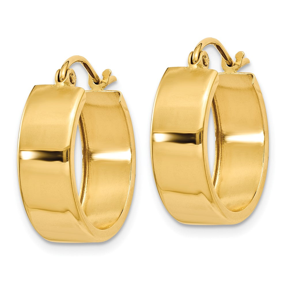 10k Yellow Gold 5.5 mm Hoop Earrings