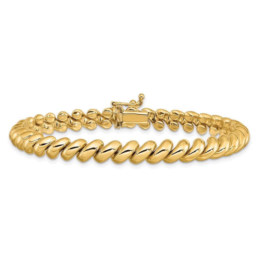 10k Yellow Gold 6 mm San Marco Bracelet (9.55 grams)