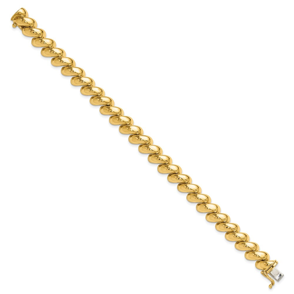 10k Yellow Gold 10 mm San Marco Bracelet (14.02 grams)