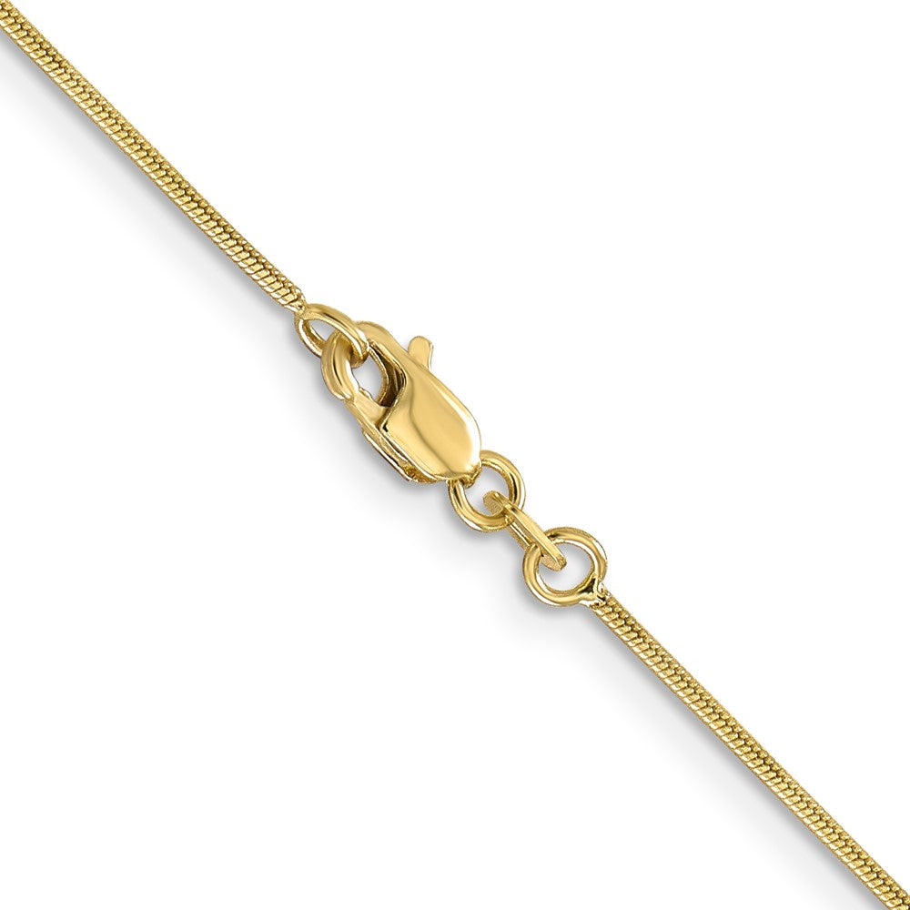 10k Yellow Gold 0.9 mm Round Snake Chain (3.18 grams)