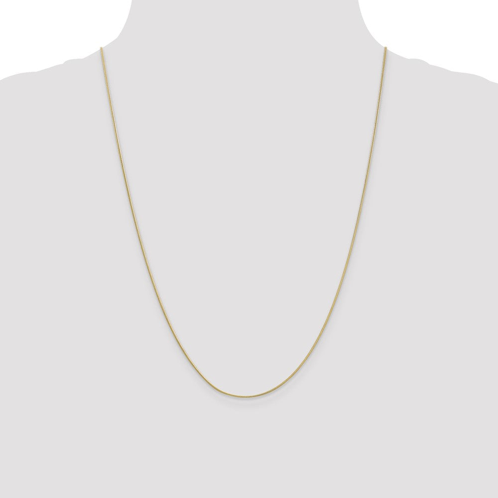 10k Yellow Gold 0.9 mm Round Snake Chain (3.18 grams)