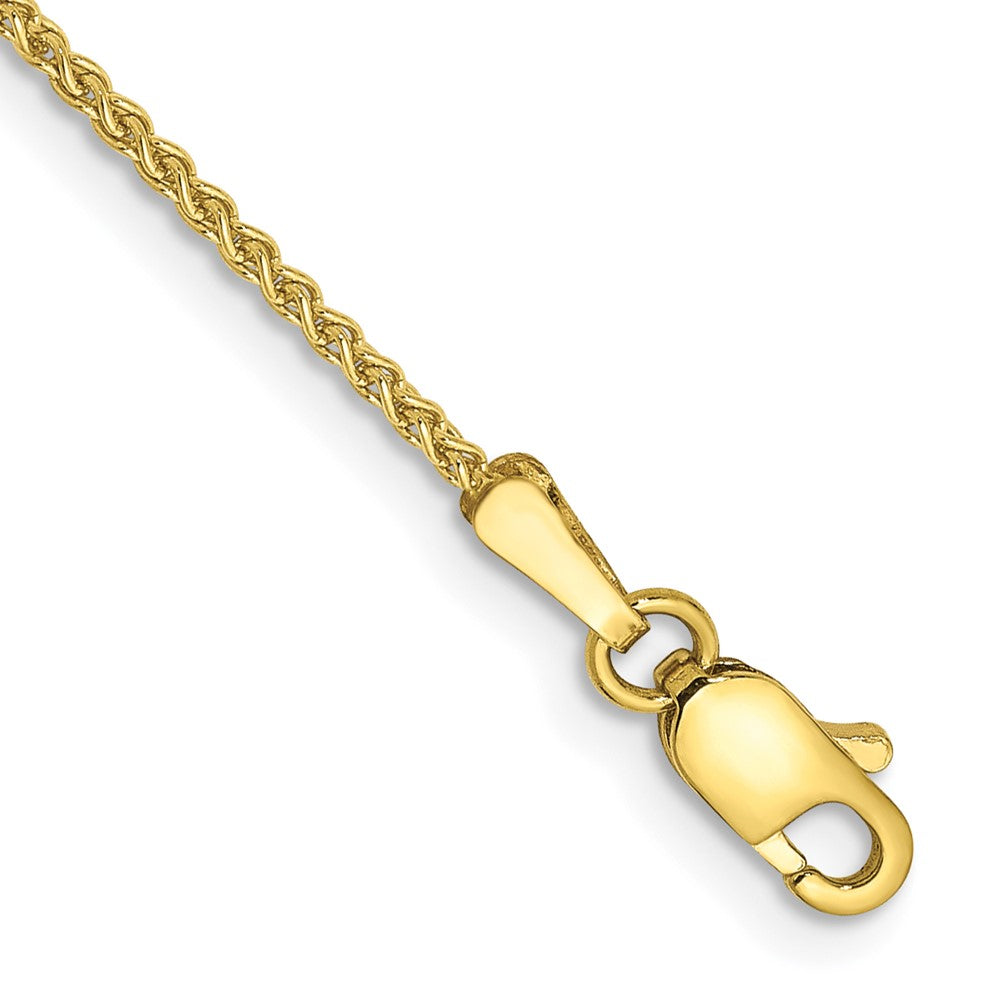 10k Yellow Gold 1.25 mm Spiga Chain Anklet (1.77 grams)