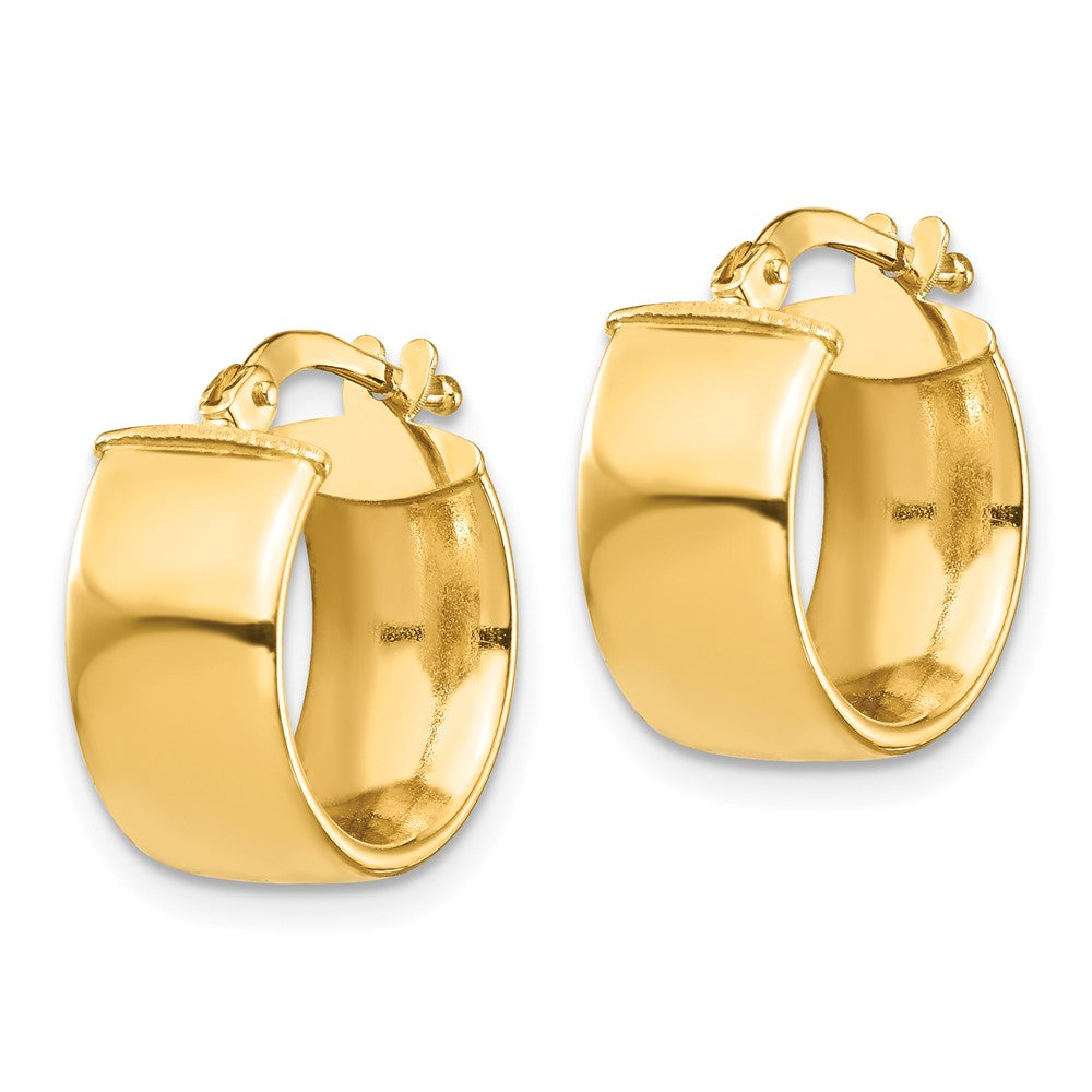 10k Yellow Gold 14 mm Hoop Earrings (1.78 grams)