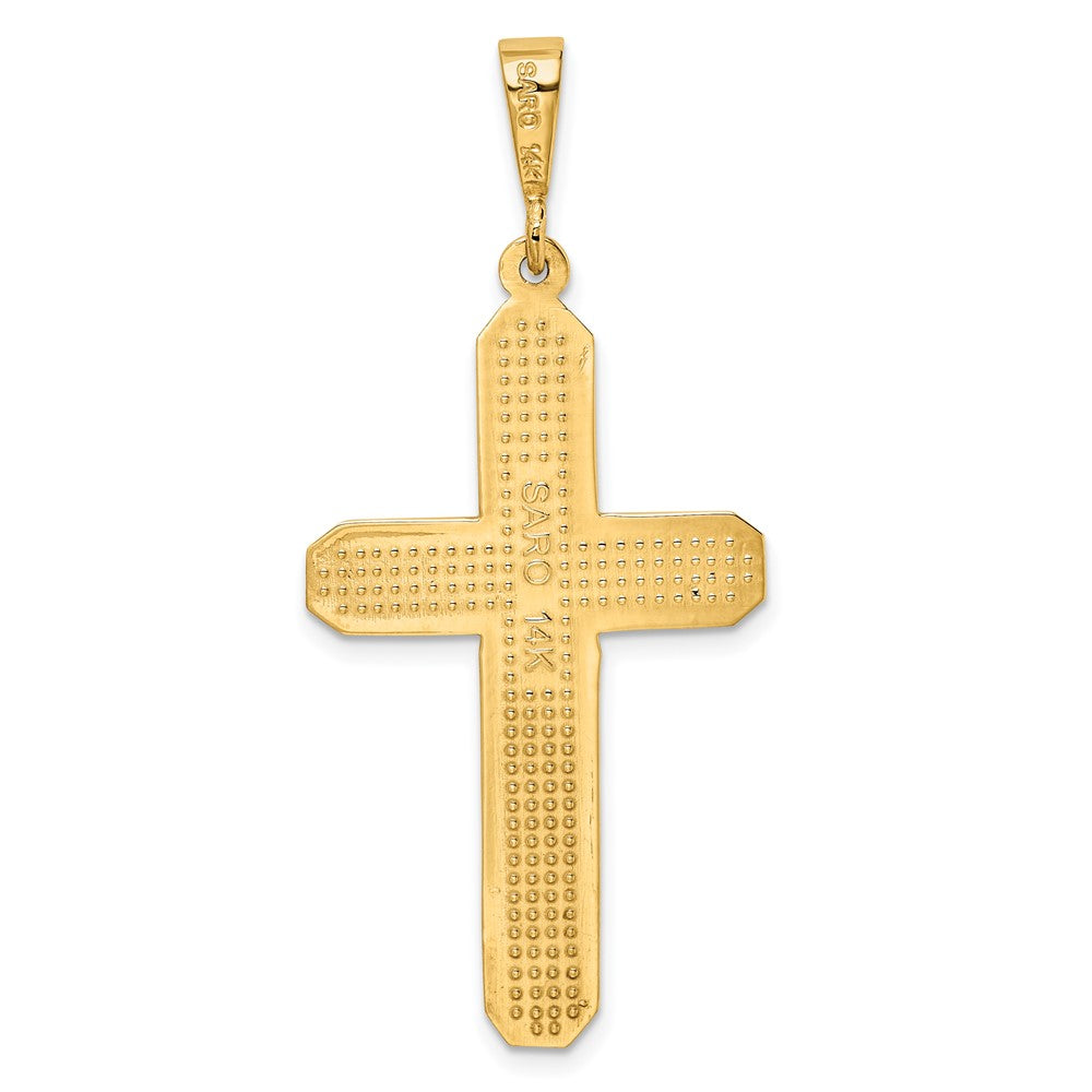 10k Yellow Gold 21 mm Cross Pendant (2.79 grams)