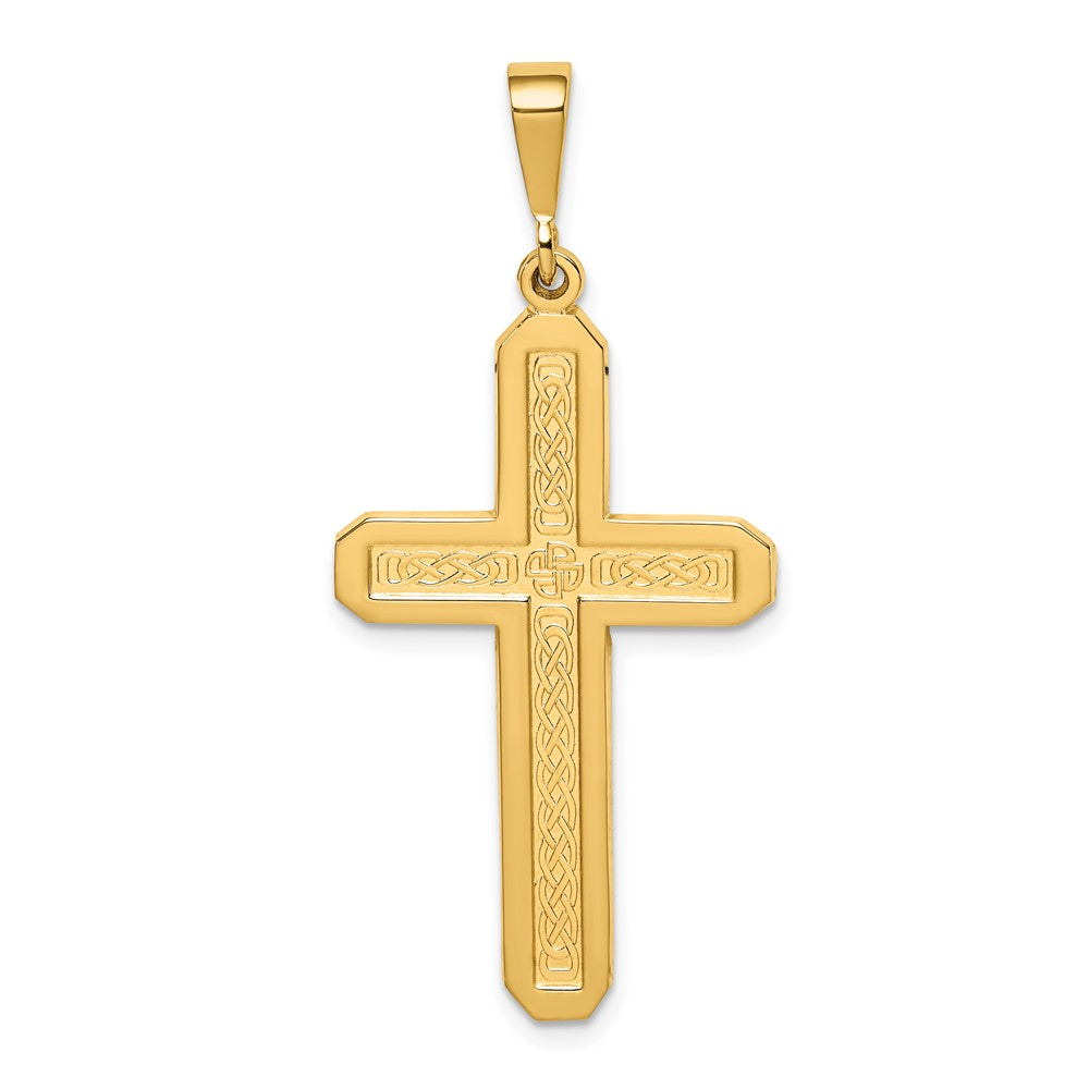 10k Yellow Gold 21 mm Cross Pendant (2.79 grams)