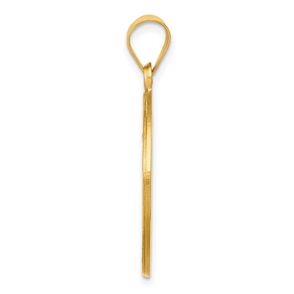 18k Yellow Gold 22 mm Saint Christopher Medal Pendant (4.08 grams)