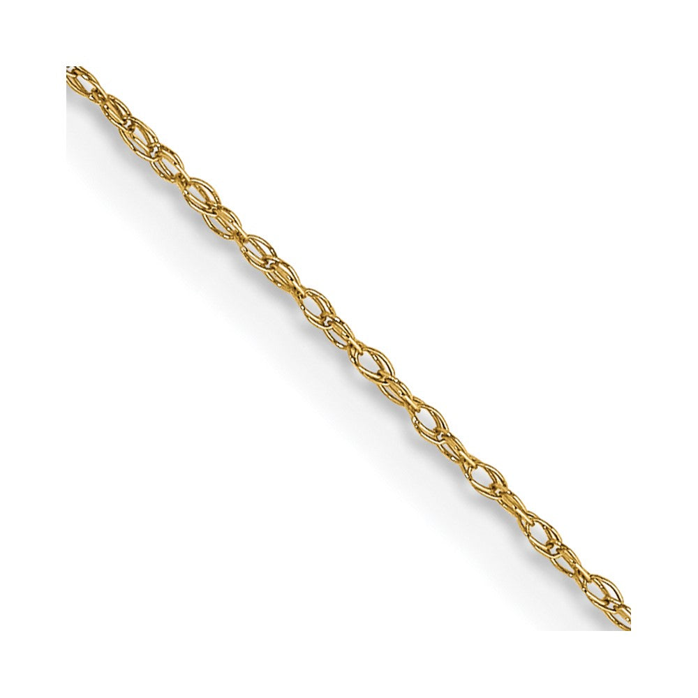 14k .5 mm Carded Cable Rope Chain (0.31 grams)