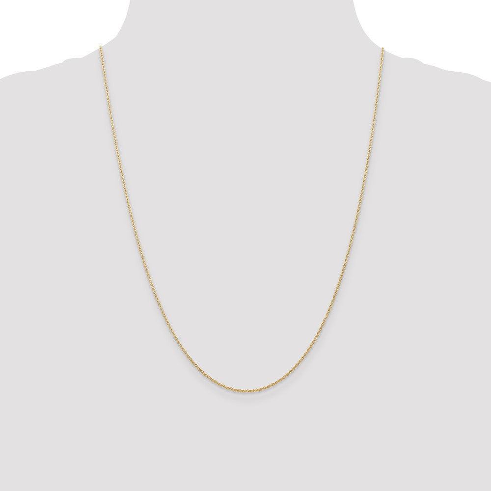 14k .7 mm Carded Cable Rope Chain (0.66 grams)