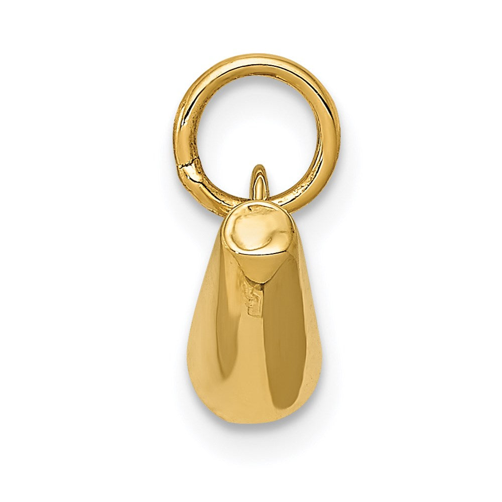 14k Yellow Gold 9 mm 3D Megaphone Charm (0.76 grams)