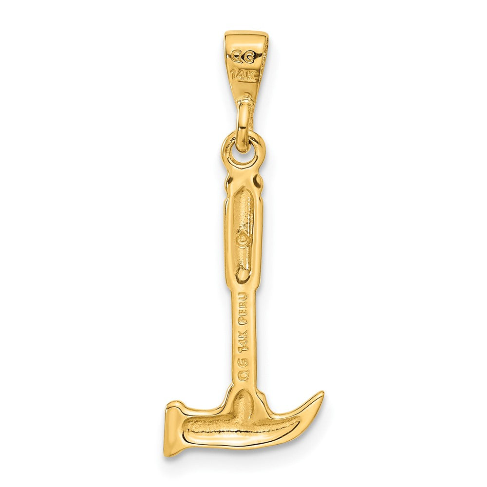 14k Yellow Gold 10 mm r Charm (1.04 grams)