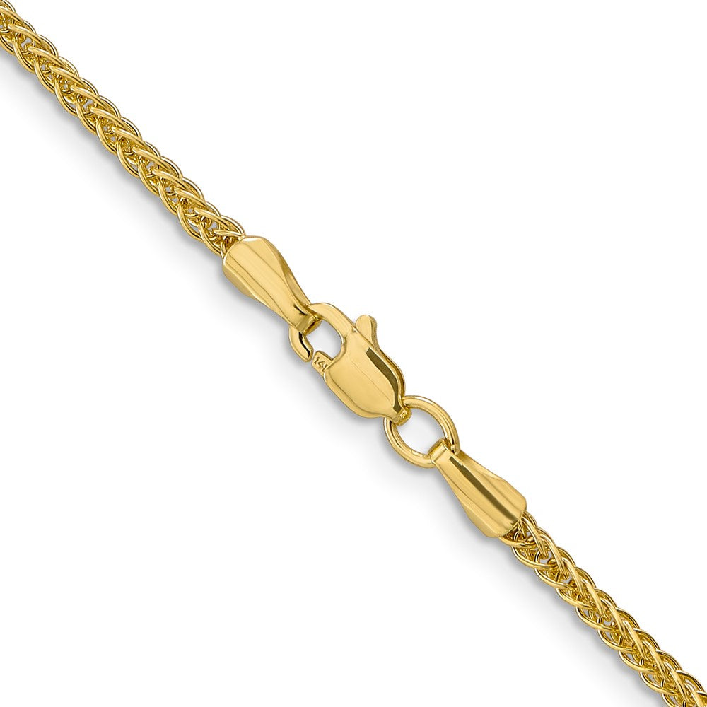 14k 2mm Semi-solid 3-Wire Wheat Chain (2.57 grams)