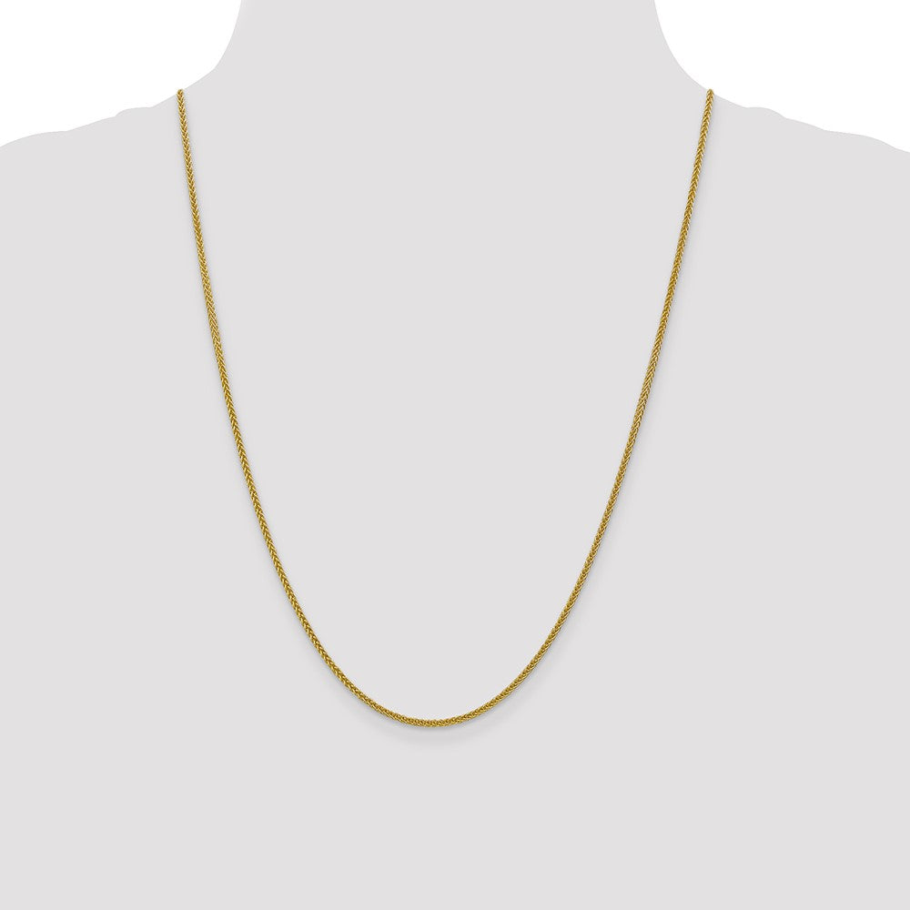 14k 2mm Semi-solid 3-Wire Wheat Chain (2.57 grams)