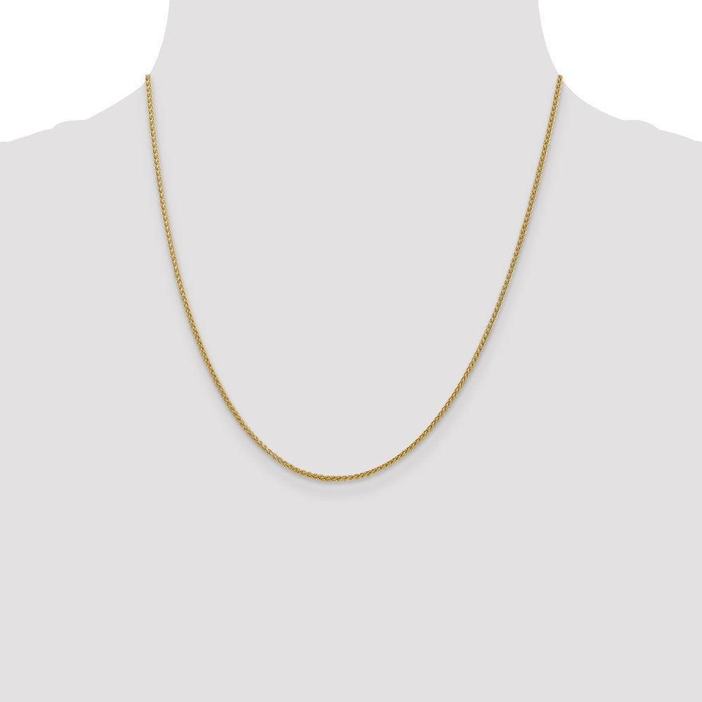14k 1.55mm Semi-Solid Wheat Chain (2.19 grams)