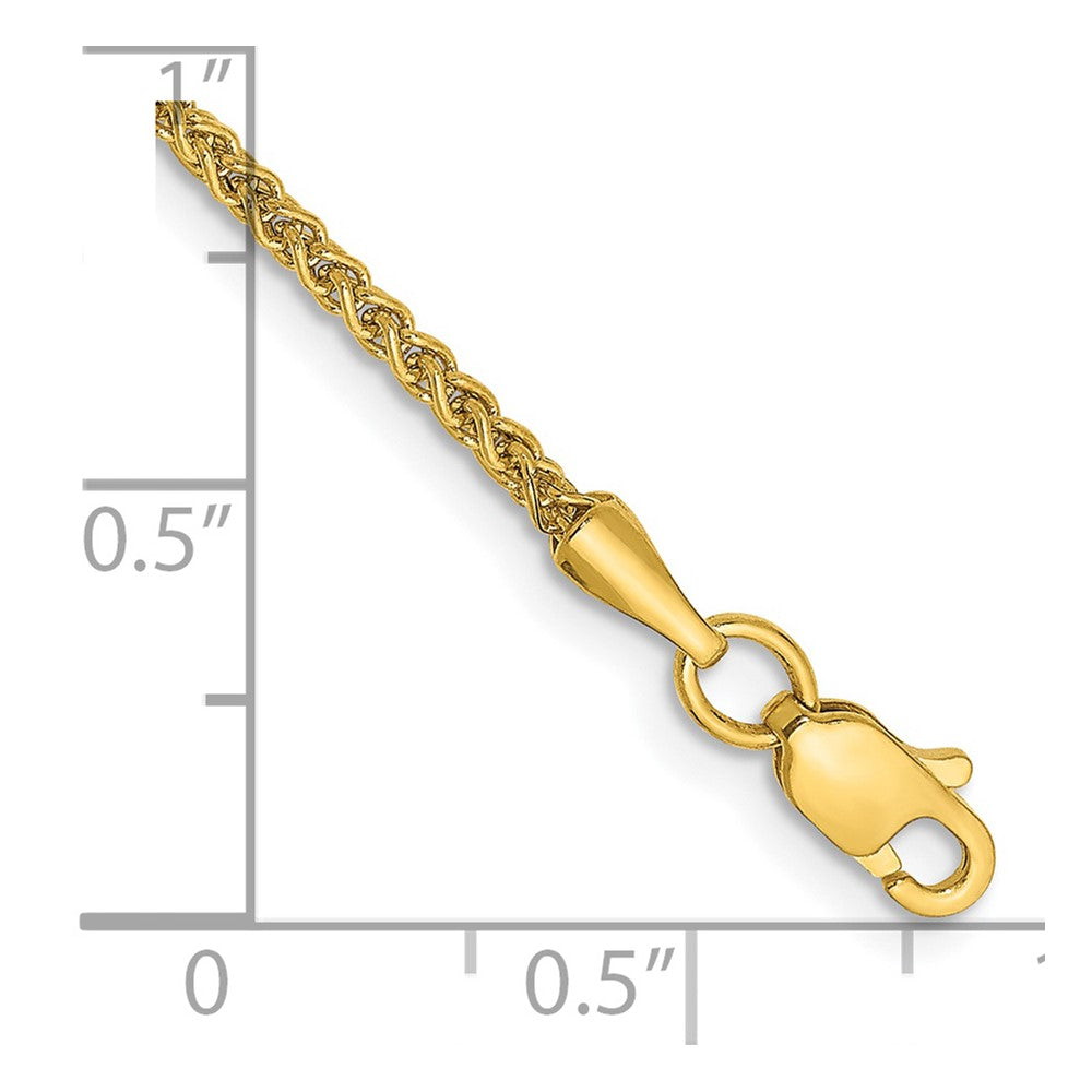 14k 1.55mm Semi-Solid Wheat Chain Bracelet (1.40 grams)