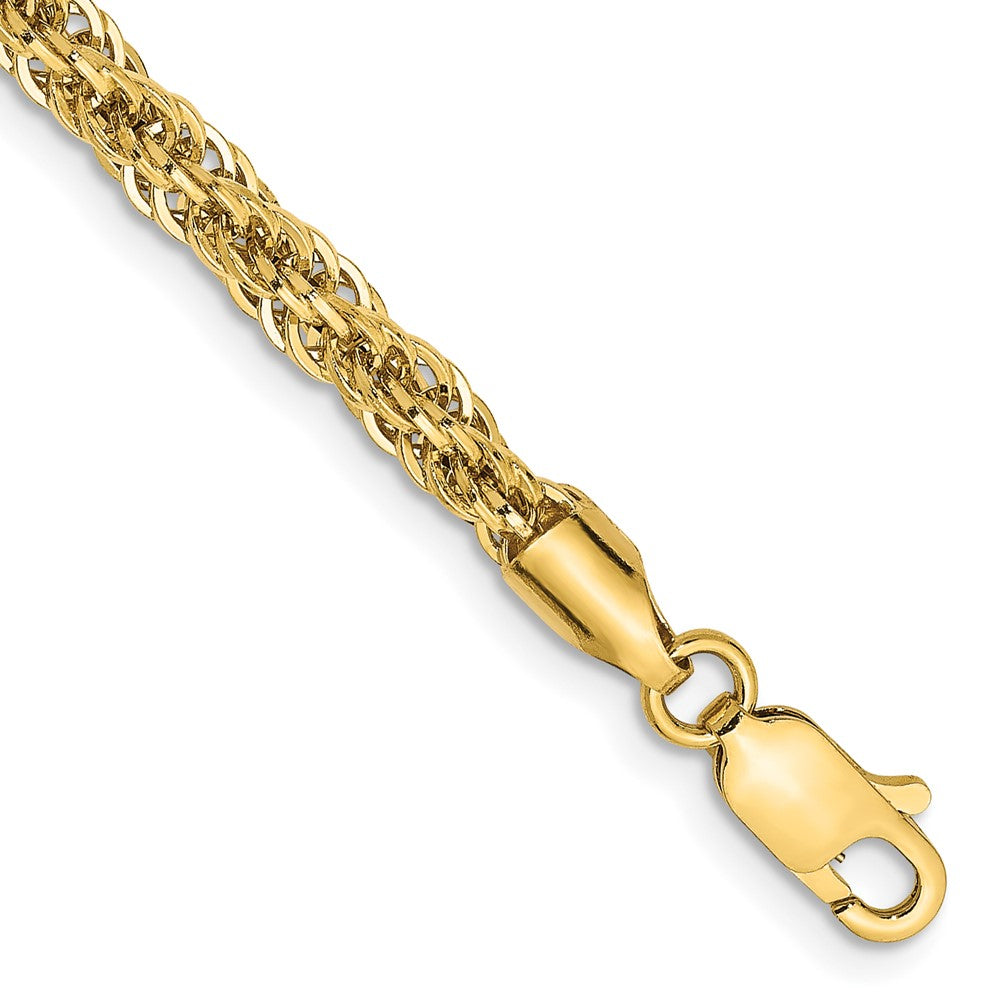 14k 3.3mm D/C Semi-Solid Chain Bracelet (2.47 grams)