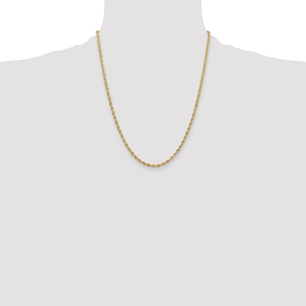 14ky 3.0mm Semi-Solid Rope Chain (2.85 grams)