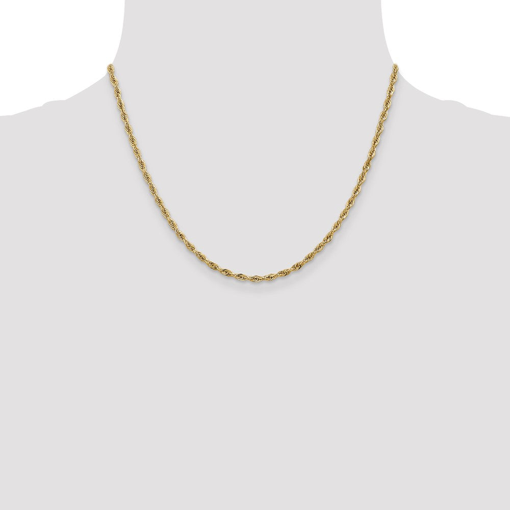 14ky 2.8mm Semi-Solid Rope Chain (2.48 grams)