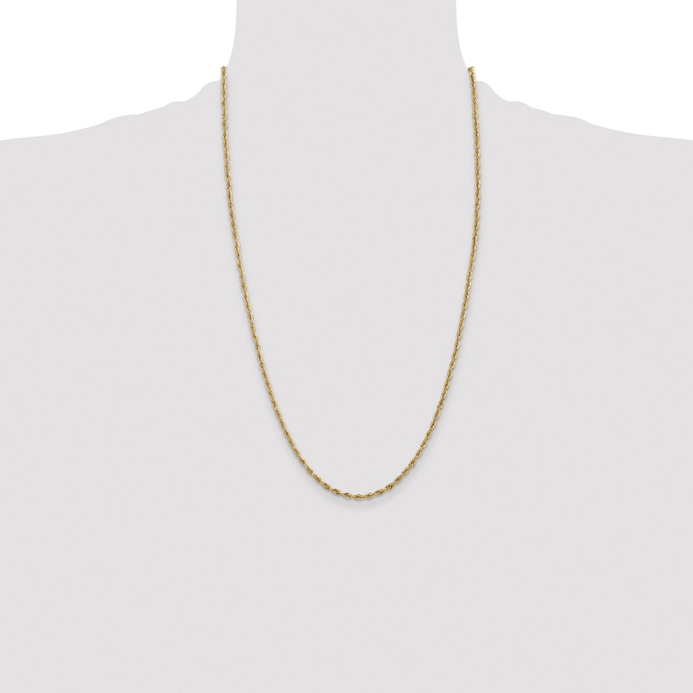 14ky 2.8mm Semi-Solid Rope Chain (2.48 grams)