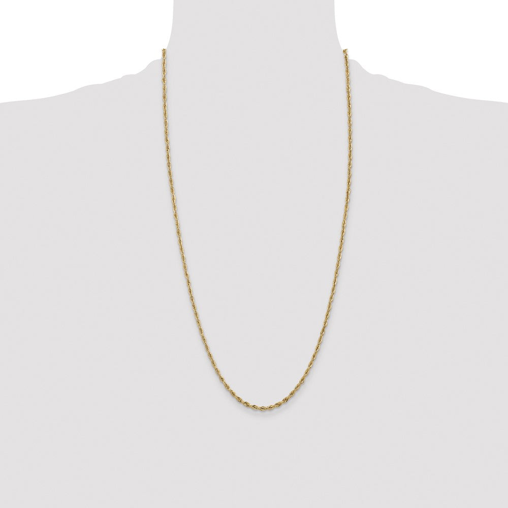 14ky 2.8mm Semi-Solid Rope Chain (2.48 grams)