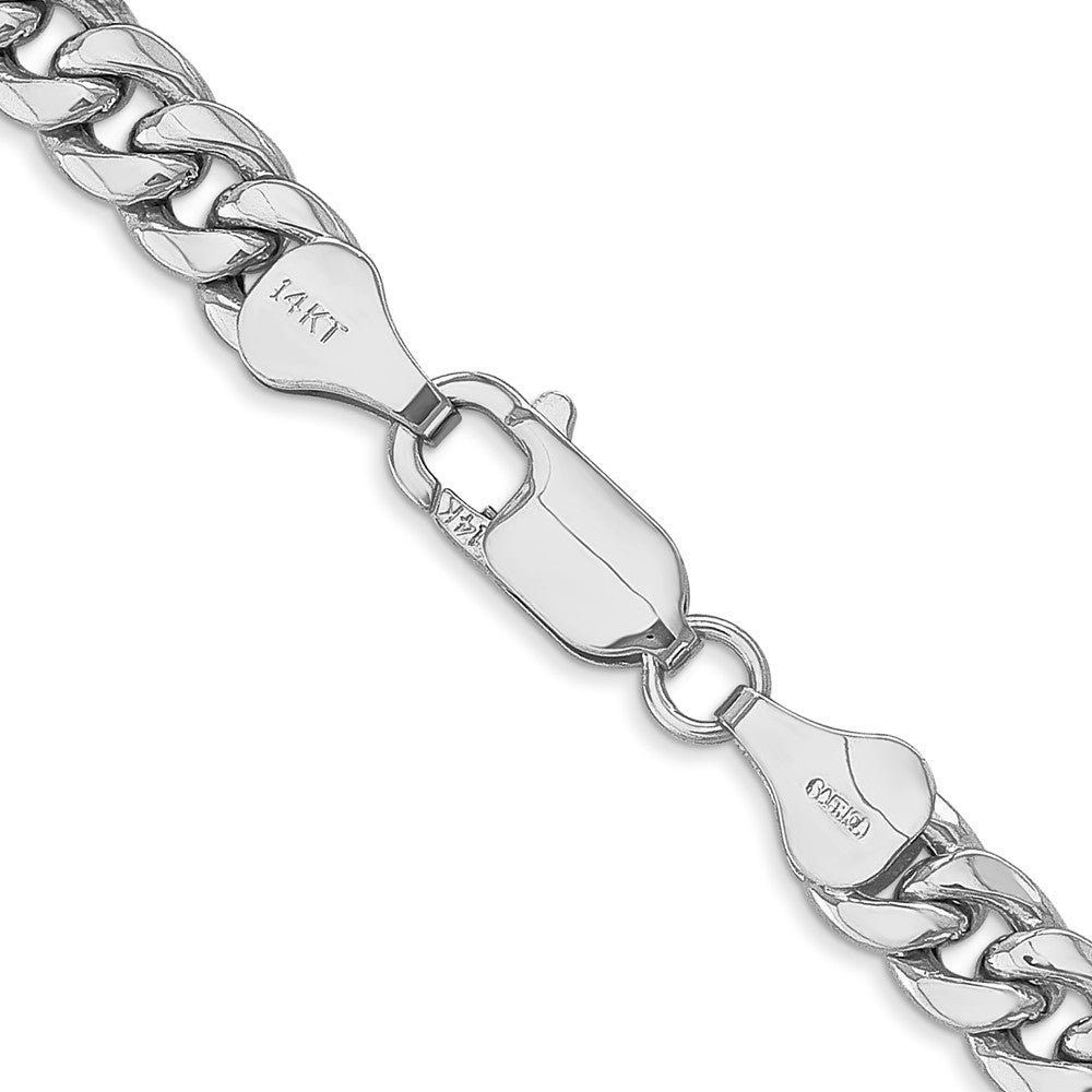 14k WG 6mm Semi-Solid Miami Cuban Chain (16.94 grams)