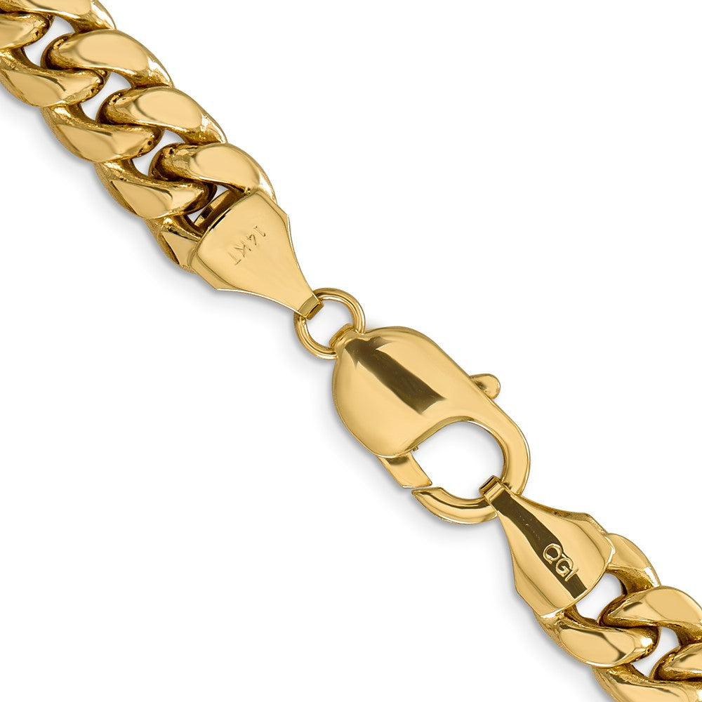 14k 9.3mm Semi-Solid Miami Cuban Chain (45.92 grams)
