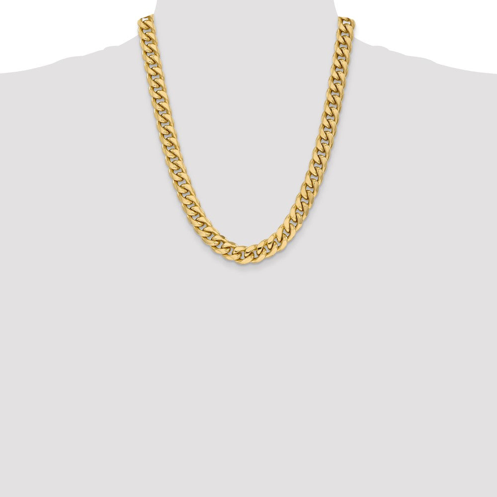 14k 11mm Semi-Solid Miami Cuban Chain (71.88 grams)