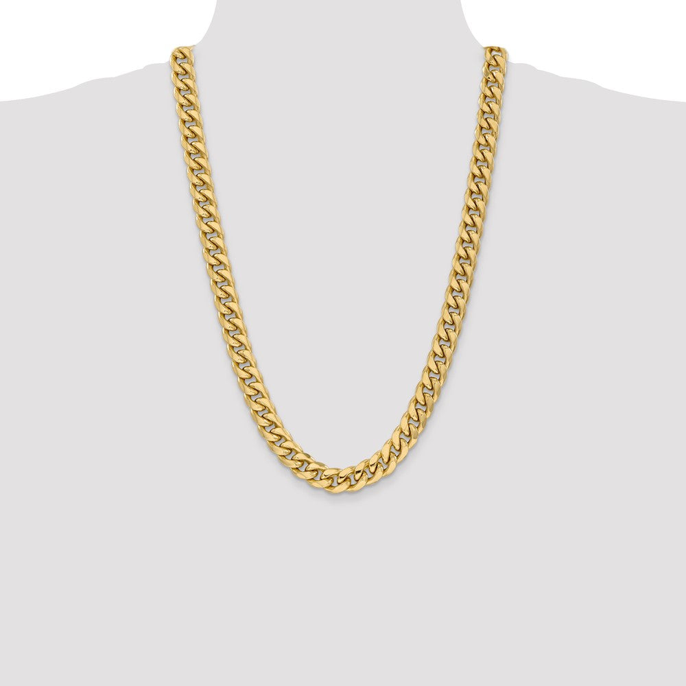 14k 11mm Semi-Solid Miami Cuban Chain (71.88 grams)