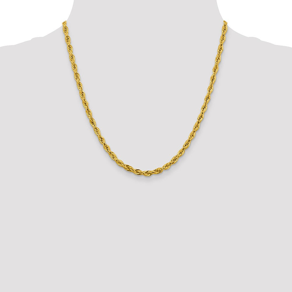 14ky 4.25mm Semi-Solid Rope Chain (4.81 grams)