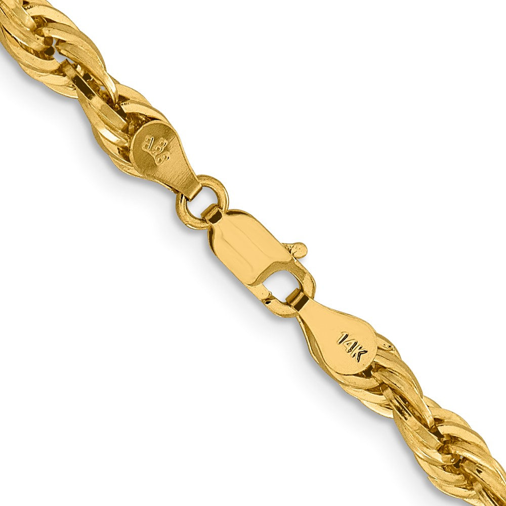 14ky 4.75mm Semi-Solid Rope Chain (6.01 grams)