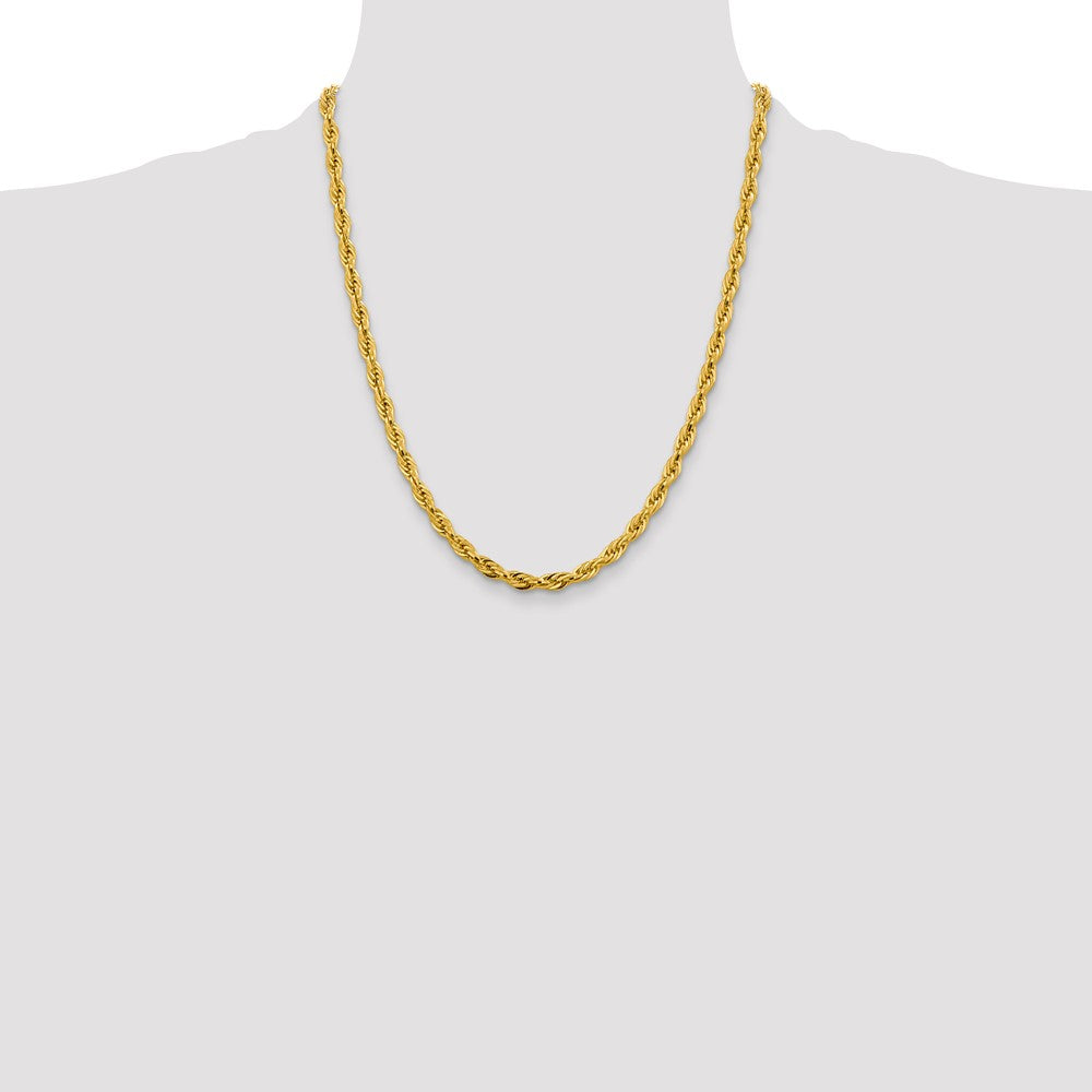 14ky 4.75mm Semi-Solid Rope Chain (6.01 grams)