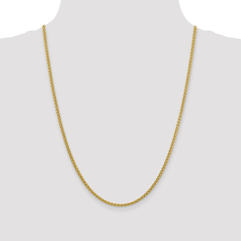 14k 2.75mm Semi-solid Wheat Chain (5.77 grams)