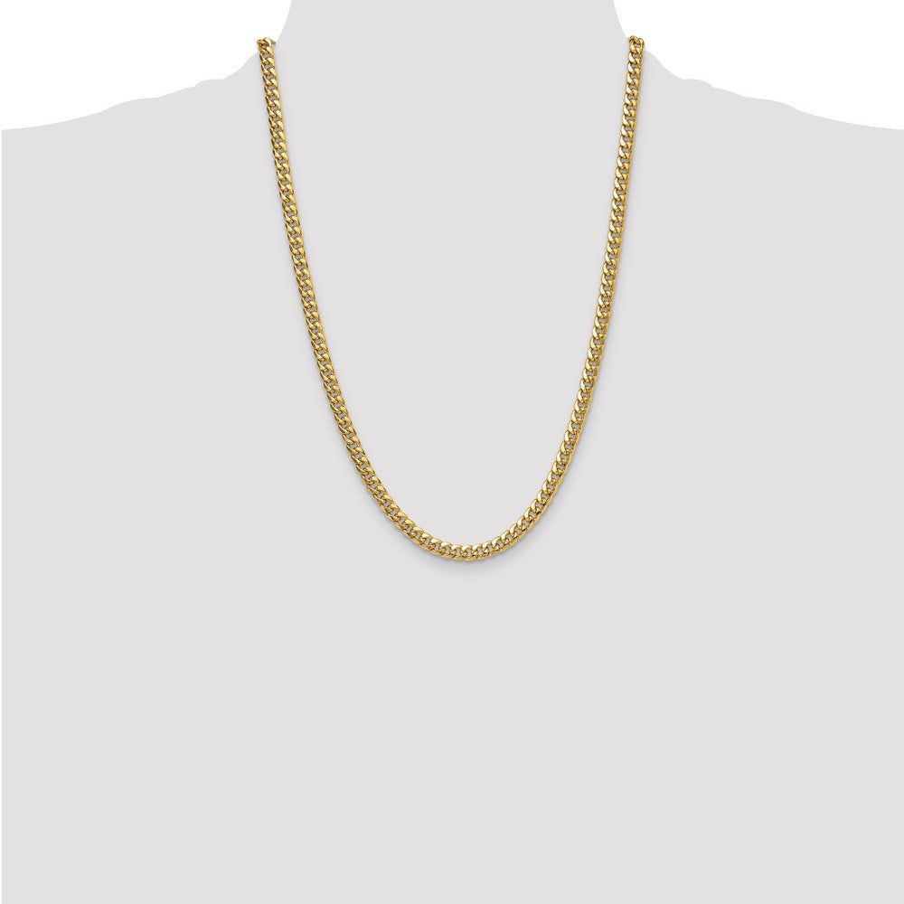 14k 5.25mm Semi-Solid Miami Cuban Chain (12.44 grams)