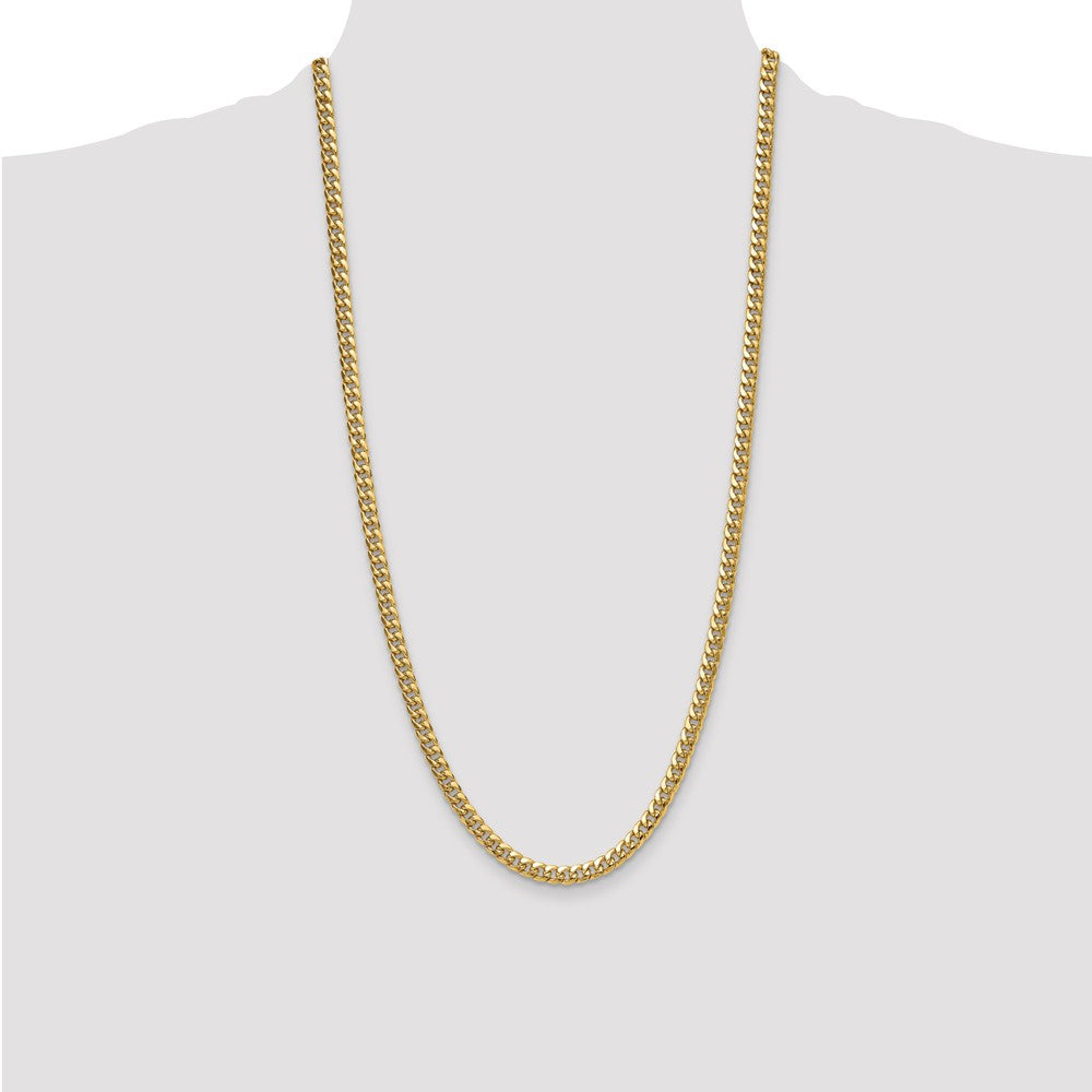 14k 5.25mm Semi-Solid Miami Cuban Chain (12.44 grams)