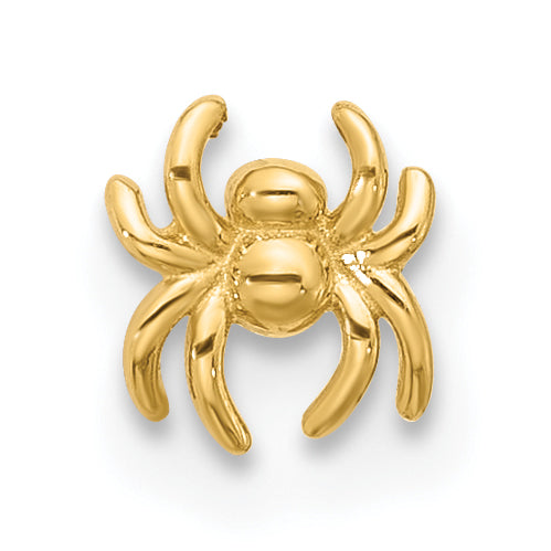 14k 22 Gauge Polished Spider Nose Stud (0.2 grams)