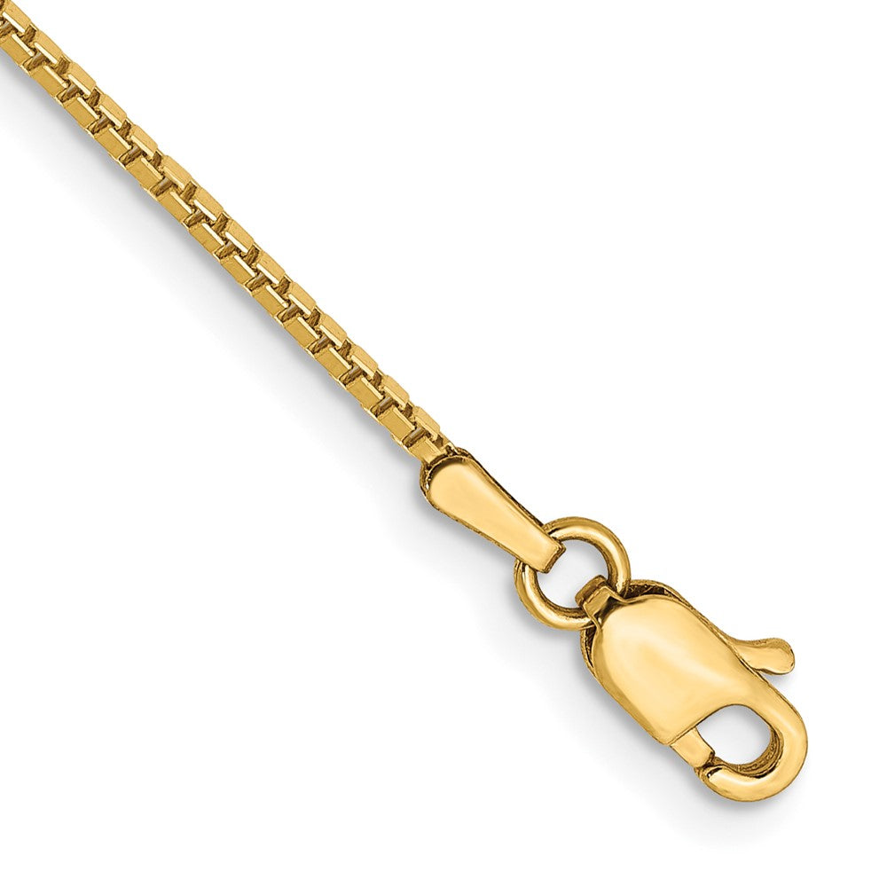 14k 1.05mm Box Chain Bracelet (1.61 grams)