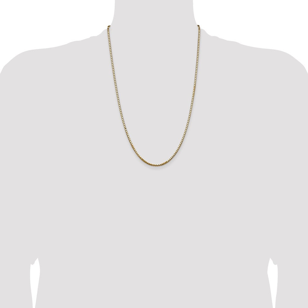 14k 2.5mm Box Chain (17.80 grams)
