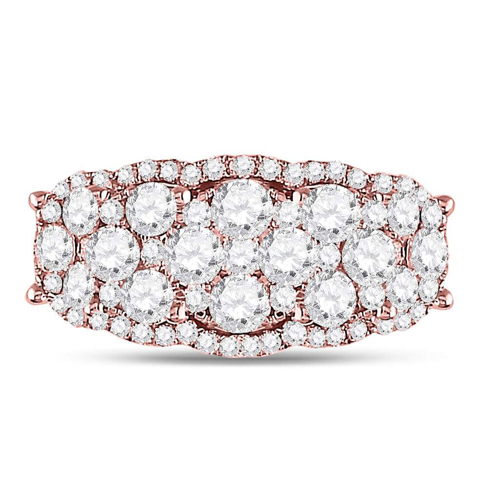 14Kt Rose Gold 2 Ctw-Dia Cn Fashion  Ring (5.53 grams)