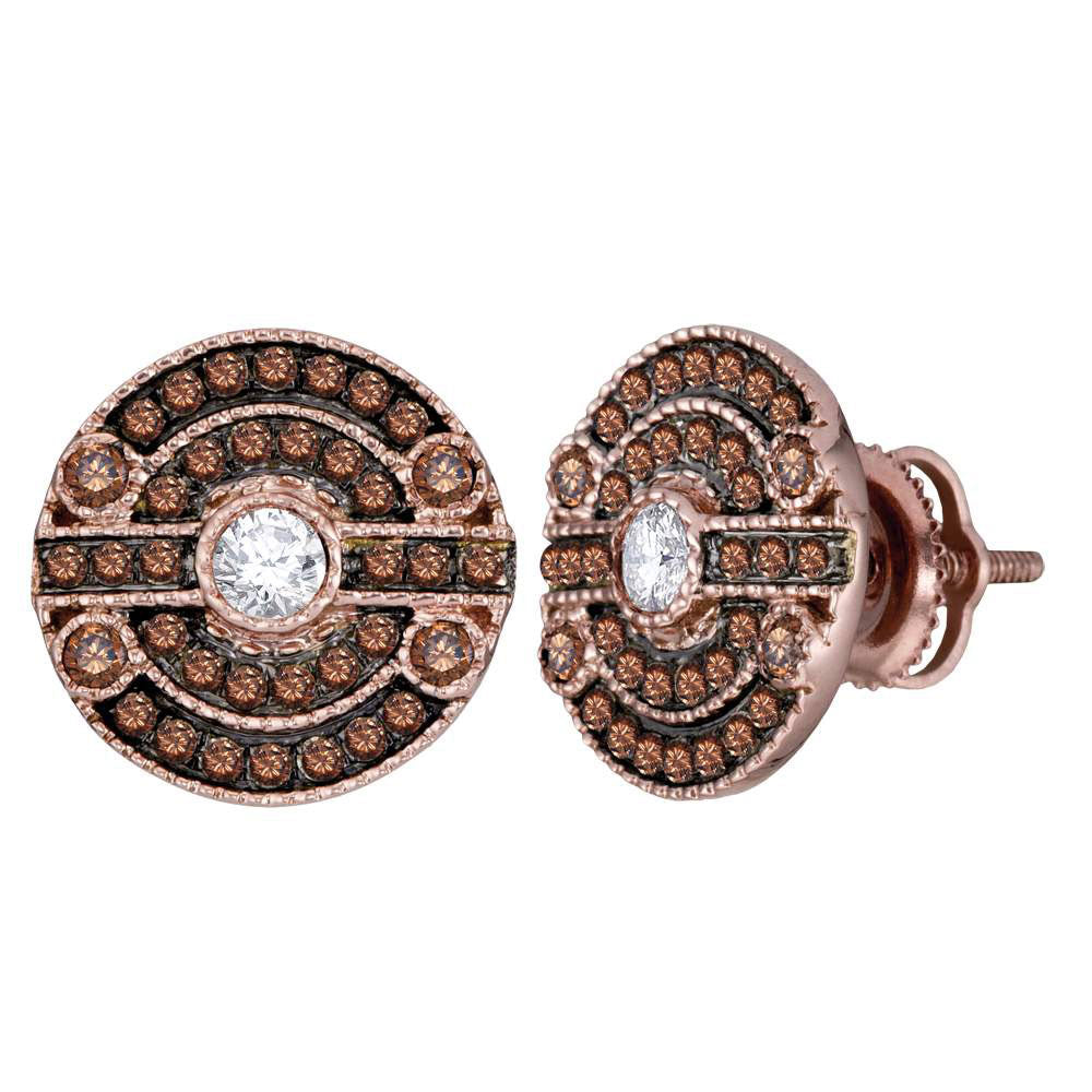 14Kt Rose Gold 5/8Ct-Dia Earring (2.45 grams)