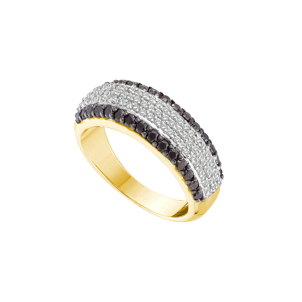 1 Ctw-Dia Black Diamond Band (4.96 grams)