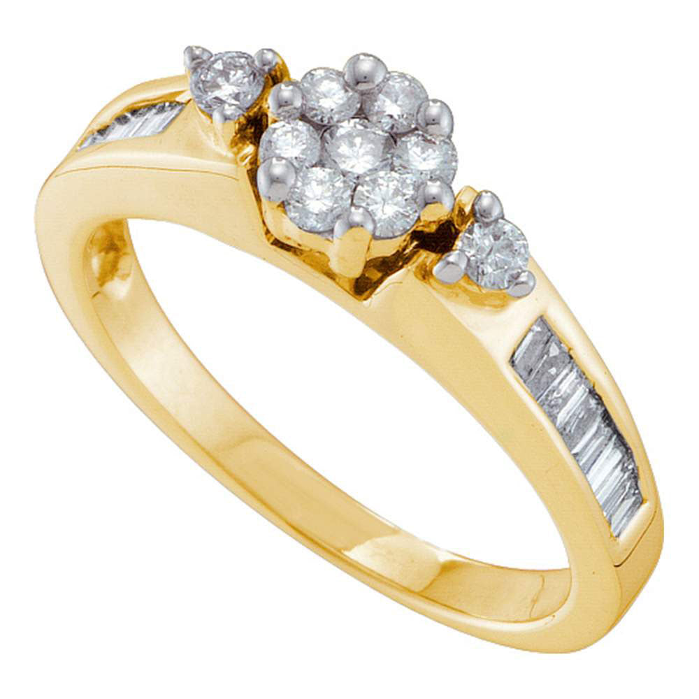 14Kt Yellow Gold 1/2Ctw-Dia Ana M  Fashion Ring (4.03 grams)