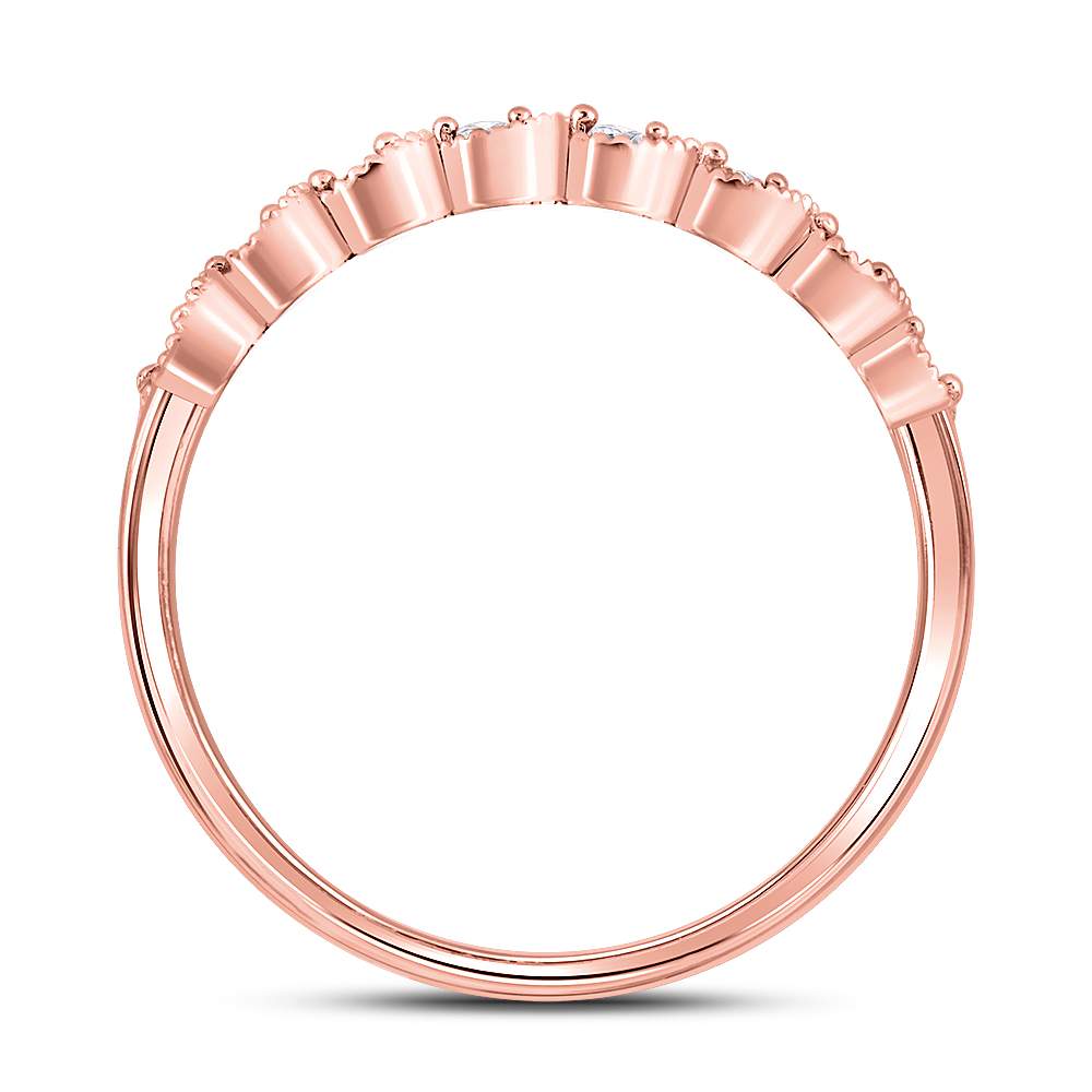 1/10Ct-Dia Cn Stackable  Band (1.33 grams)