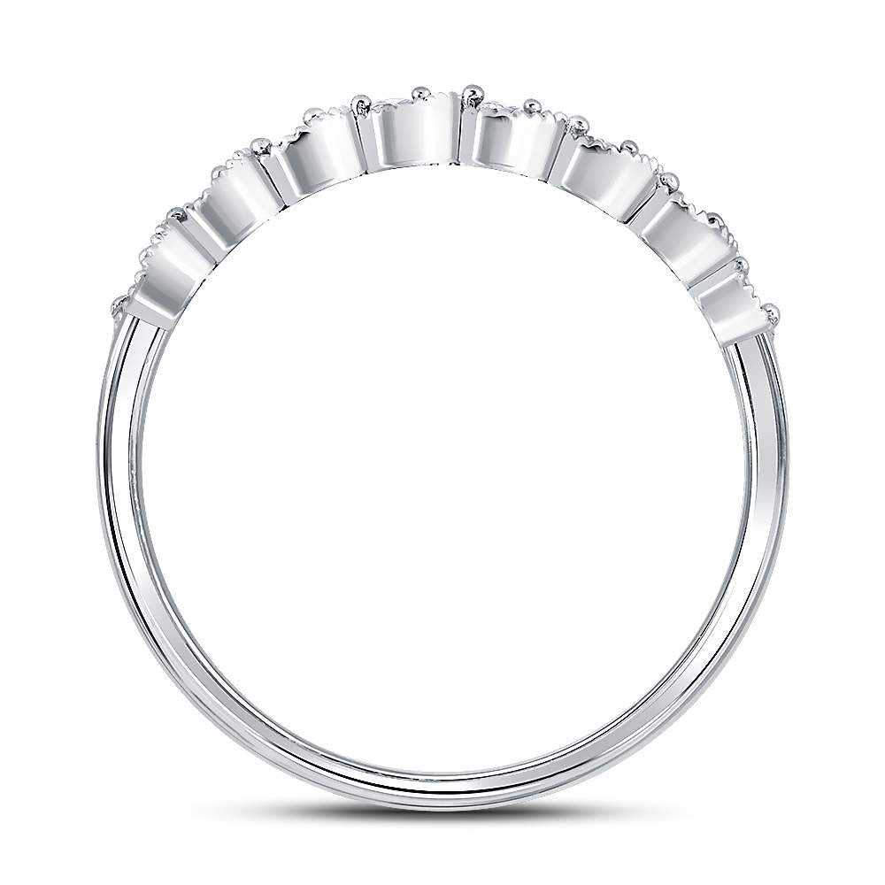 1/10Ct-Dia Cn Stackable  Band (1.41 grams)