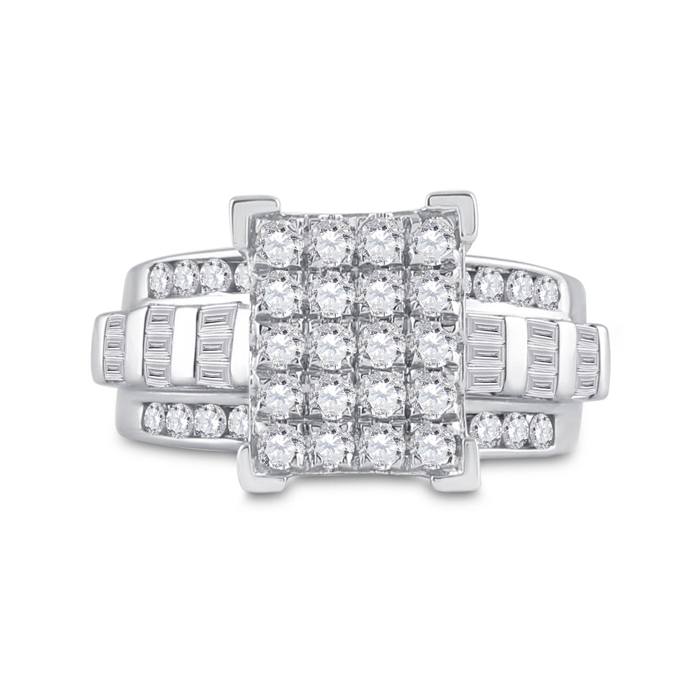 1 1/2Ctw-Dia Womens Fashion Ring (6.78 grams)
