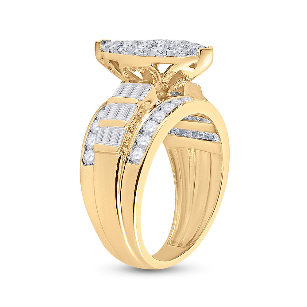 10Kt Yellow Gold 2 Ctw-Dia Cindy Ring (6.55 grams)
