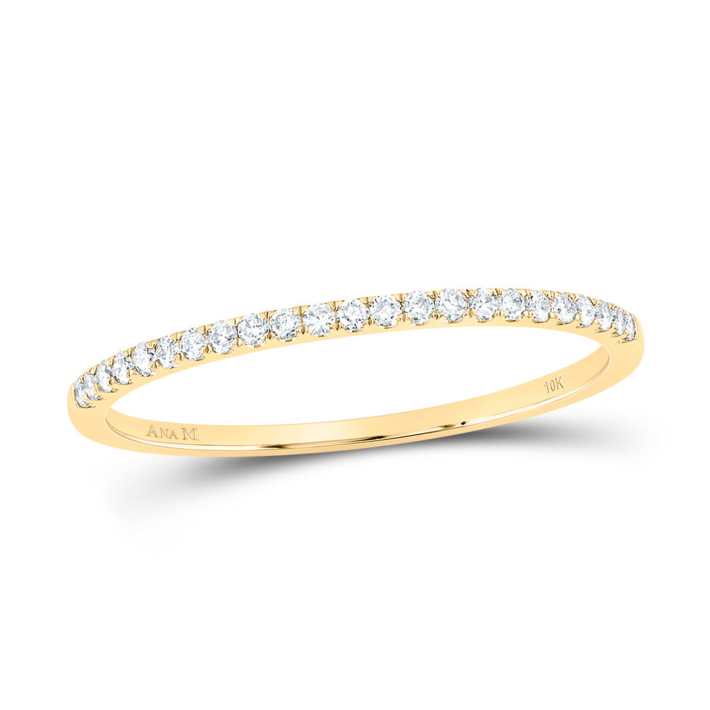 1/8Ctw-Dia Ana M Stackable Band (0.65 grams)
