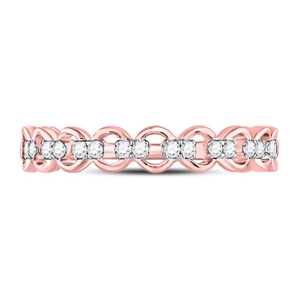 1/8Ctw-Dia Ana M Stackable Band (1.16 grams)