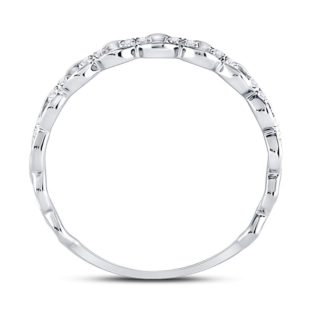 1/8Ctw-Dia Ana M Stackable Band (1.11 grams)