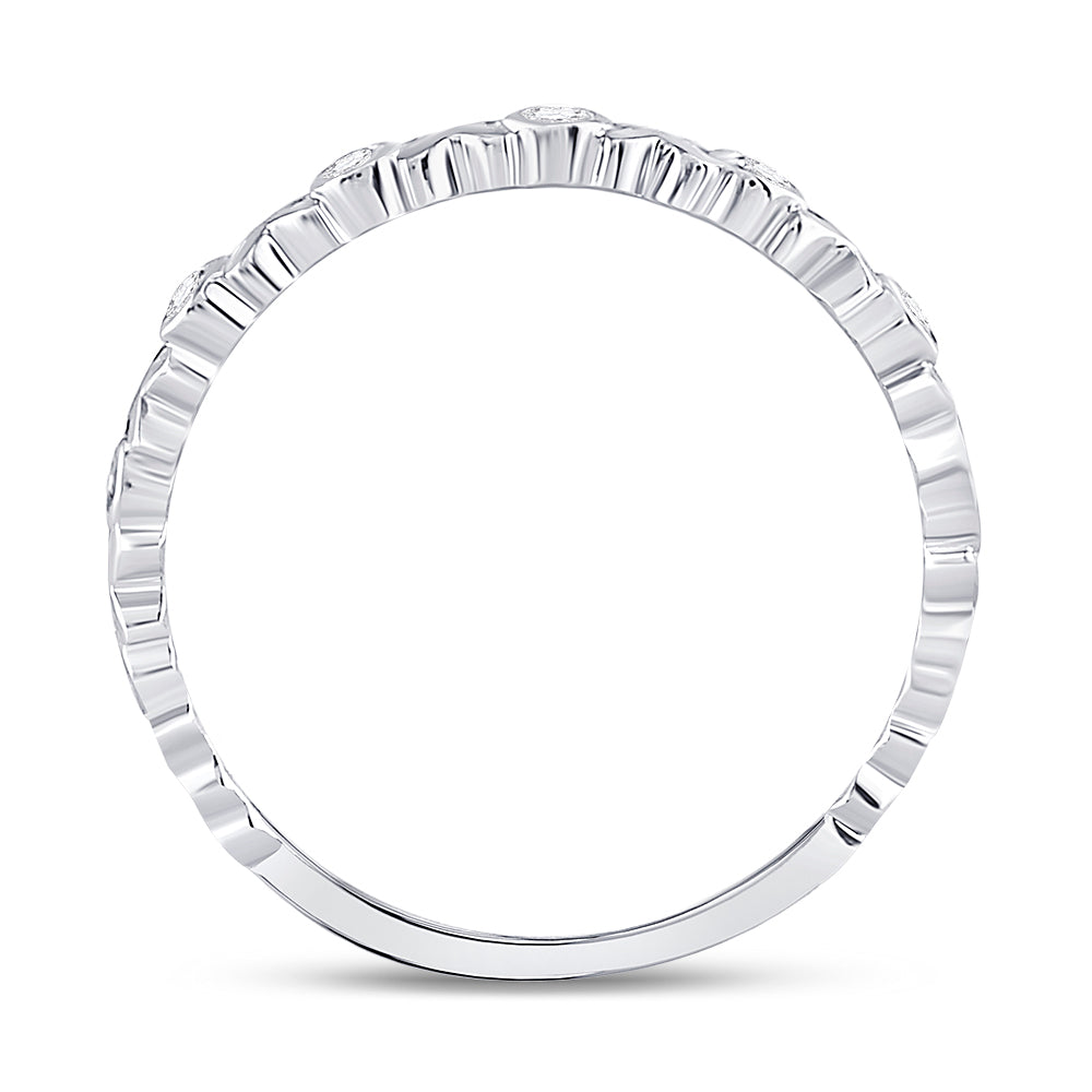 1/12Ctw-Dia Ana M Stackable Band (1.16 grams)